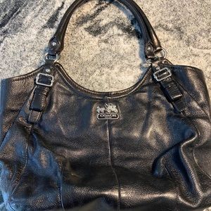 Vintage leather Coach purse!